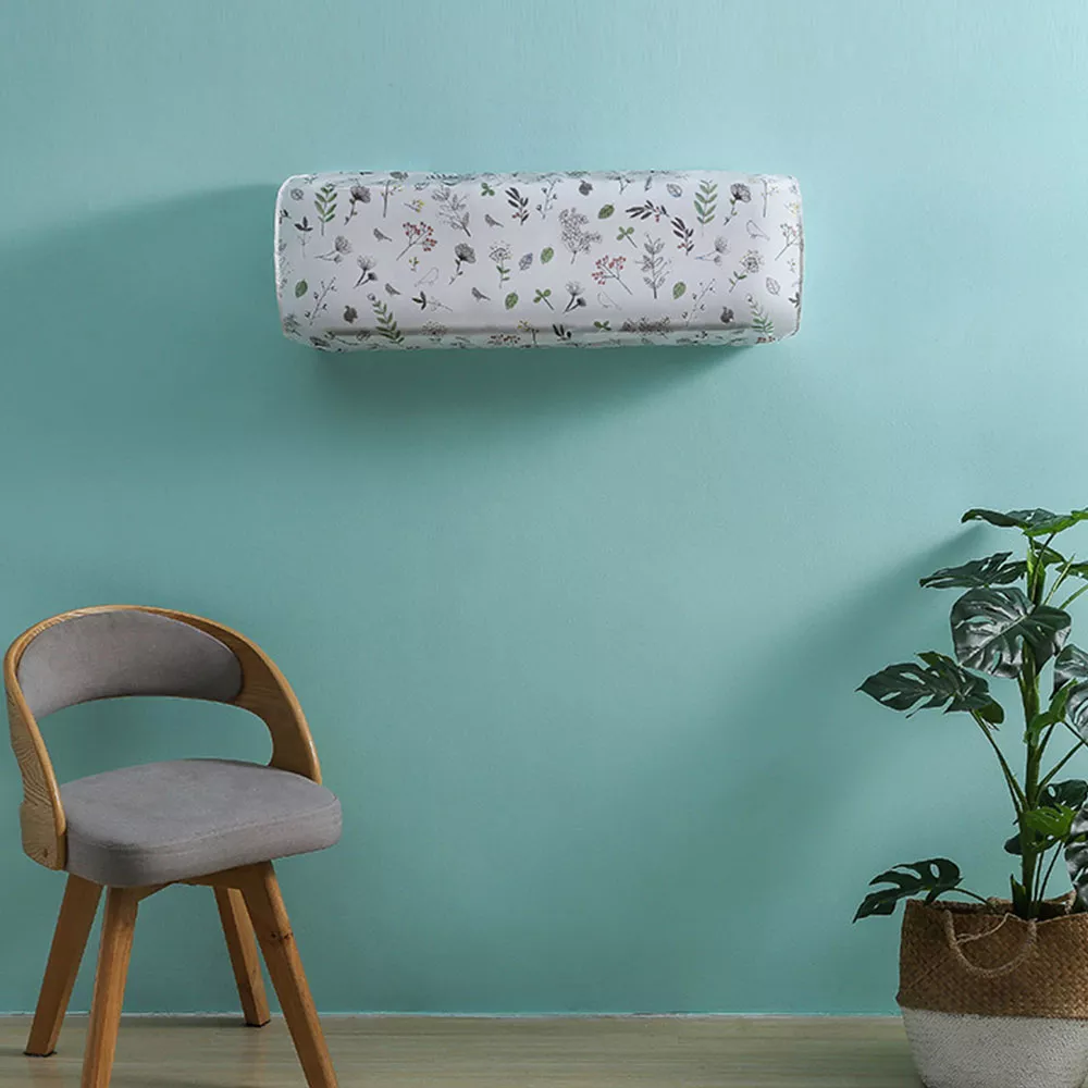 Indoor Wall Mounted Air Conditioner Waterproof & Dustproof Cover (Silver Color)