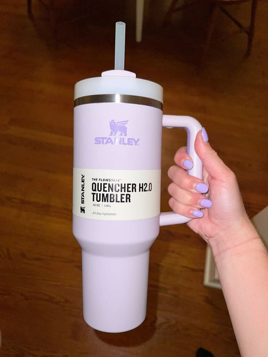 Stanley 40 Oz Vacuum Insulated Tumbler – With Straw & Box