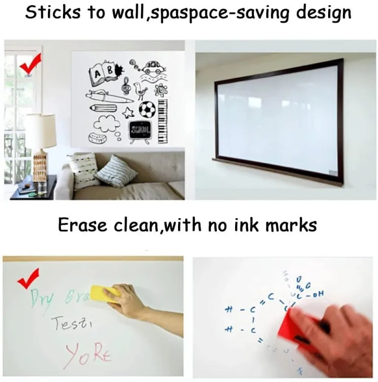 Artisan Dry Erase Whiteboard Sticker Large Self Adhesive