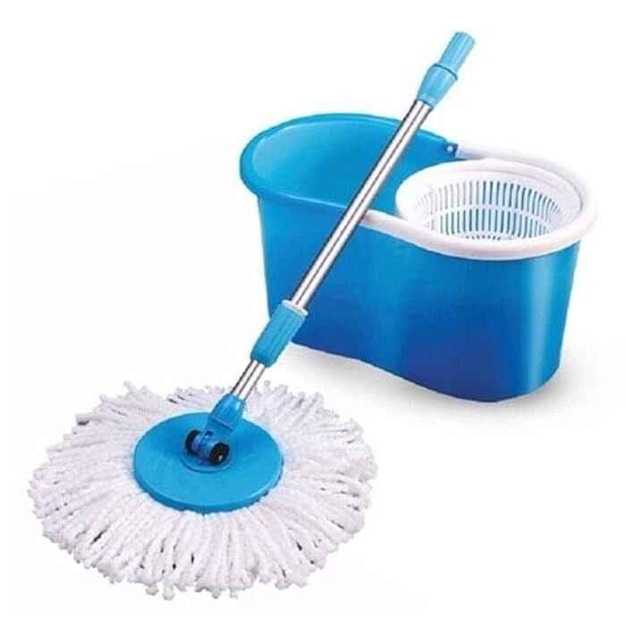 360 degree rotating head microfiber mop with bucket pakistan