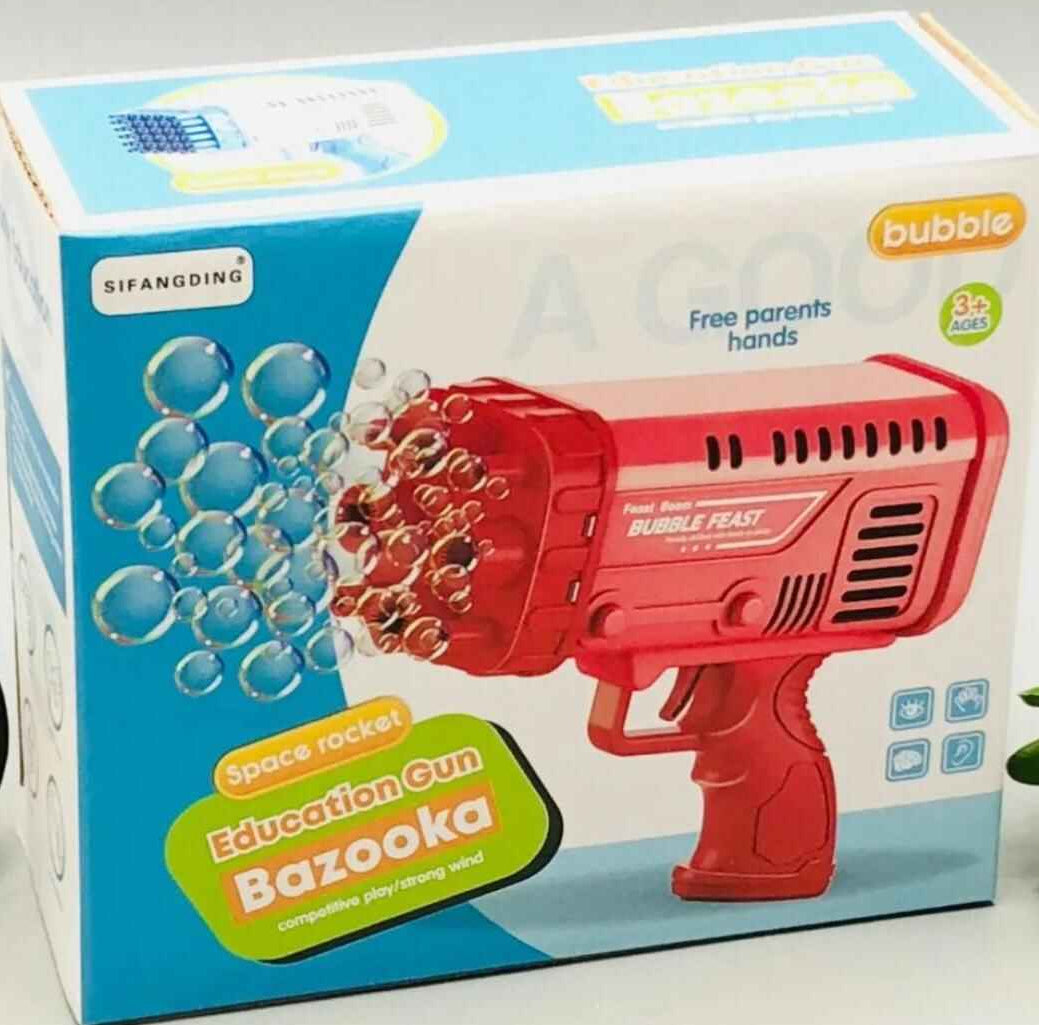 36 holes bazooka bubble gun toy for kids automatic bubble machine