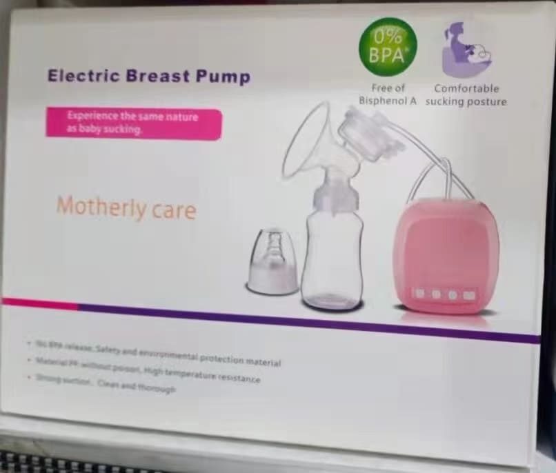 Portable electric breast pump for daily mother care