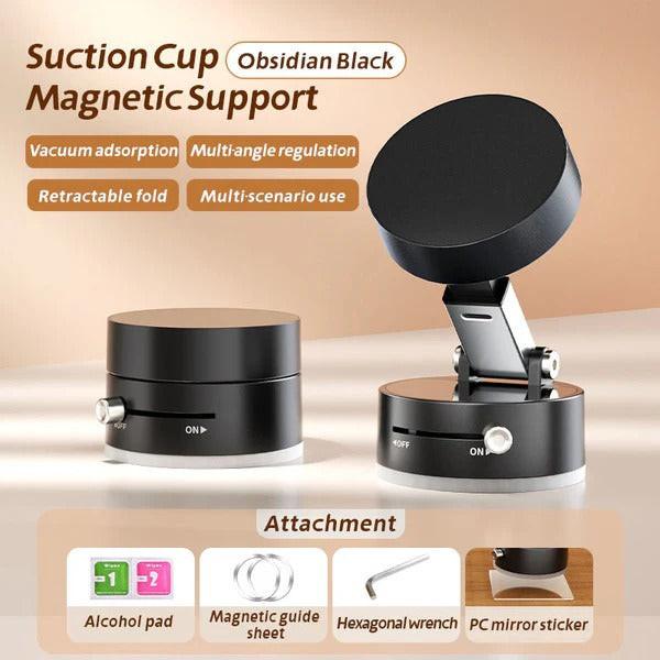 Magnetic mobile holder with strong grip for smartphones