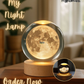 Moon lamp on a wooden base with 'My Night Lamp' text and 'mypickmaut' branding.