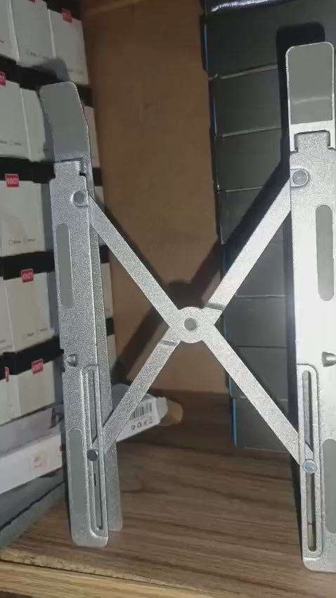 Ergonomic adjustable laptop stand for desk setup