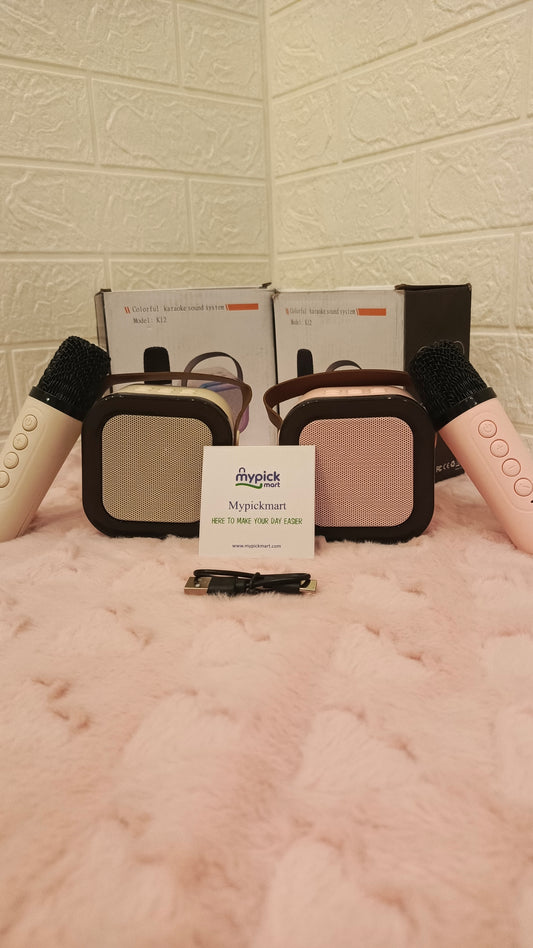 Product packaging with a box and accessories on a textured surface . MyPICKMART