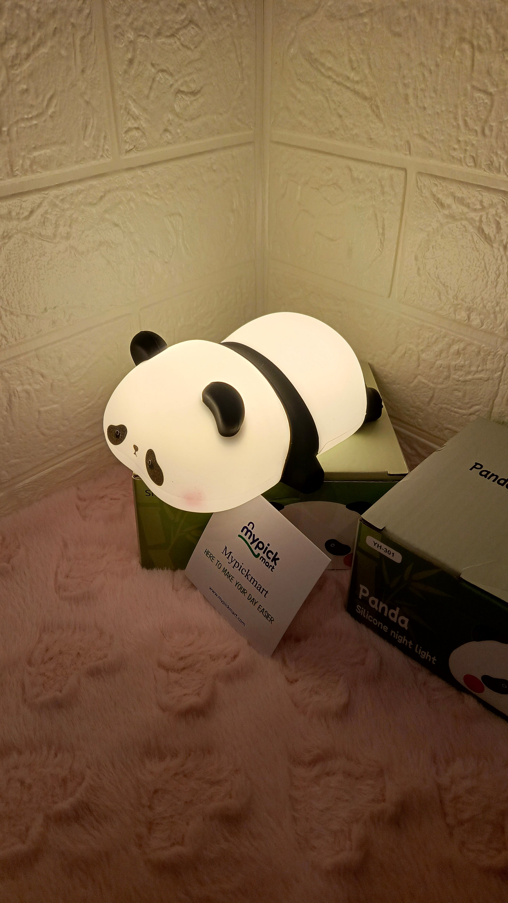 Cute Panda Lamp Led RGB colors